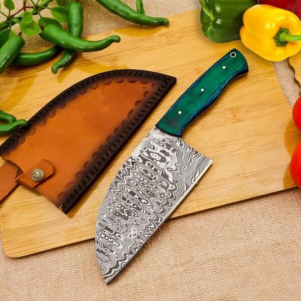 Damascus Vegetable Knife