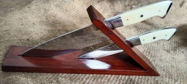 High Polished Steel With Bone Handles - Image 2